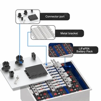 48V 160Ah Marine LiFePO4 Batterie IP67 Wasserdichte Lithium-Batterie für Boot Yacht Trolling-Motor Tiefzyklus-Akku