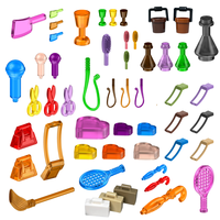 Accessoires de figurines MOC en gros - Pièces de blocs de construction avec impression de logo personnalisé - Kit de scènes de vie assorties à choisir et à mélanger 100g