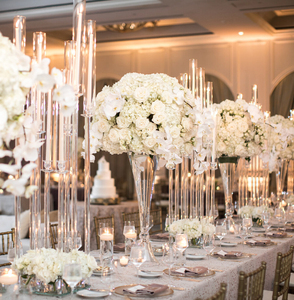 MH-TZ084 Wedding Table Decoration 10 Arm Crystal Candle Holder <strong>Candelabra</strong> - Product Image 5