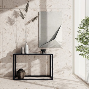 Azulejo <span class=keywords><strong>de</strong></span> <span class=keywords><strong>terrazo</strong></span> <span class=keywords><strong>de</strong></span> grano grande para suelo <span class=keywords><strong>de</strong></span> baño, azulejo antideslizante para sala <span class=keywords><strong>de</strong></span> estar, proyecto <span class=keywords><strong>de</strong></span> azulejo antiguo, color Beige, 600x600 - Product Image 2