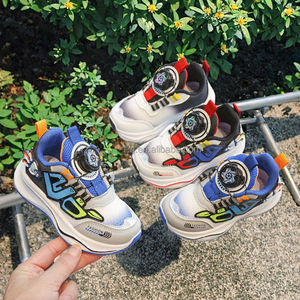 Baskets de sport pour enfants garçons et filles – Chaussures de course décontractées à lacets avec doublure en maille et semelle extérieure en EVA respirantes et souples - Product Image 2