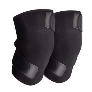 Genouillère noire auto-chauffante 16 heures de maintien pour le sport et la protection des articulations - Product Image 1