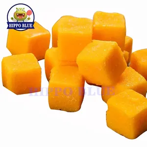 Mango flavored hot selling sweet sour chewy halal gummy candy factory wholesaler for sale