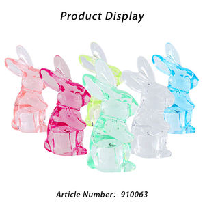 Lapin personnalisé de luxe fait à la main jouet de lapin de Pâques adapté à l'âge décor pour la fête des enfants vente chaude Animal lapin artisanat cadeau - Product Image 4