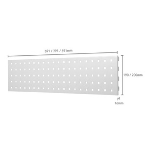 Panneau de <span class=keywords><strong>rangement</strong></span> mural multifonctionnel à fentes <span class=keywords><strong>pour</strong></span> garage, panneau perforé en acier <span class=keywords><strong>pour</strong></span> <span class=keywords><strong>rangement</strong></span> mural sur rail - Product Image 2