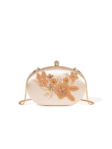 Sac de soirée élégant pour femme, style vintage rétro, design classique, pochette ornée de strass, idéal pour les occasions formelles - Grande Vente - Product Image 2