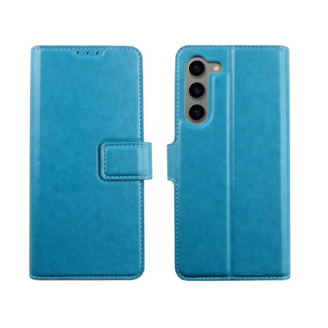 Mobile Phone Case Luxury Voltage Leather With Reinforced Stitching Elegant Business Style Shockproof Case for Iphone 14 Plus