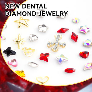 Set di pietre preziose da 10 pezzi per la decorazione di un dente da 10 pezzi Set professionale di gemme per denti - Product Image 5