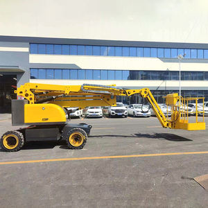 12-25 मीटर प्लेटफॉर्म मोबाइल बूम लिफ्ट गैसोलीन को 200-250 किलोग्राम क्षमता के साथ स्व-चालित बूम लिफ्ट - Product Image 5