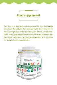 28-Tage Slim Fit Kräuter ergänzungen Effektive Gewichts verlust Tabletten Hot Beauty Produkte für Erwachsene Gewichts kontrolle - Product Image 4