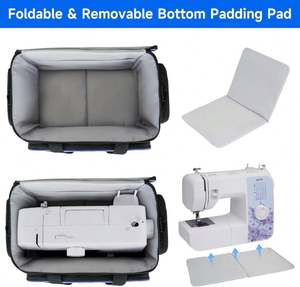Free Sample Large Capacity Durable Waterproof Portable Sewing Machine Case <b>Wheels</b> Rolling Sewing Machine <b>Bag</b> - Product Image 4
