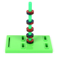 Kit Educativo de Demostración de Levitación Magnética Horizontal con Imán Circular para Explorar Campos Magnéticos y Polos