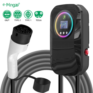 E-mingze Livraison Rapide 7kW/32A Câble 5m IP65 Borne de Recharge AC <span class=keywords><strong>Type</strong></span> <span class=keywords><strong>2</strong></span> <span class=keywords><strong>Mode</strong></span> <span class=keywords><strong>3</strong></span> Murale Monophasée avec APP WiFi - Product Image 2
