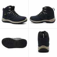 Chaussures de sécurité industrielles montantes ACE, avec embout en acier, doublure en maille respirante, légères, à lacets, anti-perforation pour usine