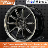 Jantes de voiture neuves GUDE à concavité profonde, moulées par flux, 16 17 18 19 pouces, 5*114.3 5*100 5*112, en aluminium pour 86 BRZ STI WRX Civic
