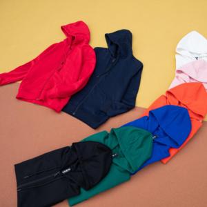 Sweat à capuche zippé rose pour femme, en coton biologique, délavé à l'acide, coupe oversize, épais, style vintage, décontracté, automne, personnalisé, vente en gros - Product Image 5