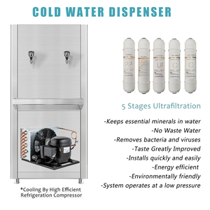 <span class=keywords><strong>Fontaine</strong></span> <span class=keywords><strong>à</strong></span> <span class=keywords><strong>eau</strong></span> froide autonome grande capacité 32 l/h en acier inoxydable pour usine ou <span class=keywords><strong>cantine</strong></span> - Product Image 3
