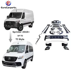 Sprinter w906 w907 W910 2018 2020 nâng cấp lên ti phong cách body Kit cho Mercedes Benz xe bumpers với lưới tản nhiệt phụ kiện xe hơi