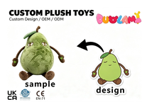 Peluche OEM de haute qualité en tissu doux pour enfants, idéale comme cadeau promotionnel d'entreprise