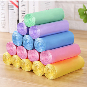 Disposable Colored Garbage Bags M Size 5 Roll Pack For Home Office Kitchen Bathroom Split Type - Product Image 3
