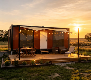 Casa Contenedor Económica de Ensamblaje Rápido, Bungalow Modular Prefabricado con Cocina y Baño, Aprobado por CE, para Camping, Glamping y Villas - Product Image 2