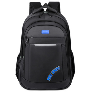 Men's <b>Backpack</b> <b>Large</b> Capacity 20-35L Reflective Strip For Commuting Leisure Travel Solid Color With Interior Zipper Pocket - Product Image 5