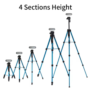 Jmary Trípode de Cámara Universal para Teléfono, Soporte de Viaje de 3 Vías de Aleación de Aluminio, Rotación de 360 Grados, KP2264 - Product Image 4