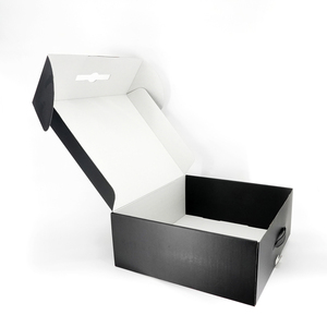 Boîtes en carton ondulé personnalisées, emballage en kraft noir pour cosmétiques, soins de la peau, beauté, expédition, abonnement, boîte cadeau avec logo - Product Image 2