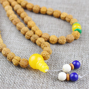 Bodhi Seed <b>Bracelet</b> 108 Beads Round Geometric Stone Jewelry For Men Women <b>Couple</b> - Product Image 3