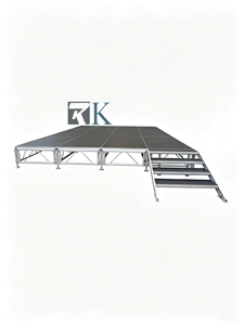 Aluminum Alloy Stage for Weddings and Events Simple Mobile Stage for Exhibitions and Shows - Product Image 2