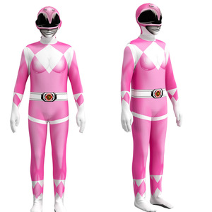 Disfraz de Cosplay de los Power Samurai Rangers, Morpher Mighty, <span class=keywords><strong>Traje</strong></span> de Superhéroe <span class=keywords><strong>con</strong></span> Capucha para Niños y Adultos, Mono de Cuerpo Entero, <span class=keywords><strong>Traje</strong></span> Zentai - Product Image 4