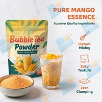 Poudre de Boisson au Thé aux Perles de Mangue, Préparation Crémeuse pour Thé au Lait, Mélange de Boissons aux Fruits, Fournisseur OEM ODM, Marque Privée, Formule Personnalisée