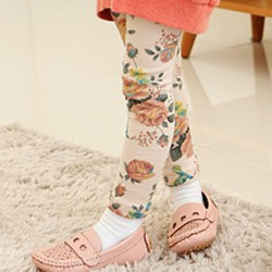 Vêtements pour enfants en gros, style chinois traditionnel, pantalon imprimé fleuri pour bébés filles, provenant de Chine - Product Image 4