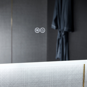 <span class=keywords><strong>Specchio</strong></span> da bagno illuminato a LED rettangolo <span class=keywords><strong>50x70</strong></span> economico senza cornice per soggiorno - Product Image 5