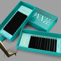 Bulu Mata Volume Abonnie Cashmere Grosir Sampel Gratis Tray Ekstensi Bulu Mata Ekstensi Bulu Mata Matte Black Tray Ekstensi Bulu Mata