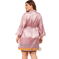 Robe de nuit longue en satin pour femme, pyjama sexy, grande taille, en soie, sur mesure, vente en gros,
