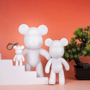 Kits de <span class=keywords><strong>peinture</strong></span> ourson goutte à goutte personnalisés pour bricolage, outils de versement de peintures fluides acryliques avec boîte à ours - Product Image 2