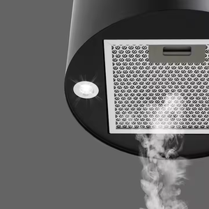 เครื่องดูดควันแบบเกาะกลางห้องครัว AI Smart Island รุ่นทรงกลม ทำจากทองแดงและสแตนเลส เหมาะสำหรับโรงแรมและบ้านพักอาศัย - Product Image 5