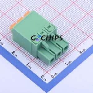 KF2EDGKN-5.0-3P Plug-in Terminal Block P=5mm Connector ( Connector Type: Plug )( Construction: 1x3P )( Pitch: 5mm ) - Product Image 2