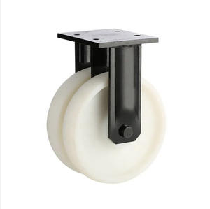 Roda Giratória de Nylon Resistente à Corrosão de 1000kg com Freio e Rolamento de Esfera Acabamento Galvanizado Resistente ao Desgaste - Product Image 2