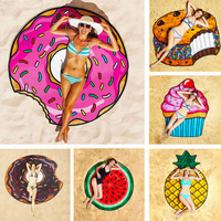 Serviette de bain multifonctionnelle d'été, tapis de pique-nique, tapis de plage, serviette de voyage portable, velours double face pour la natation