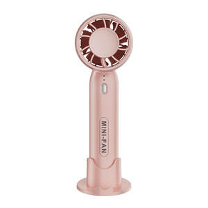 Ventilateur portable rechargeable avec support pour téléphone portable, mini-ventilateur de refroidissement d'été pour étudiants en dortoir, petit ventilateur portatif d'extérieur - Product Image 3