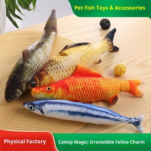 Giocattolo per Gatti a Forma di Pesce con Menta e <span class=keywords><strong>Catnip</strong></span> Inclusi - Product Image 2