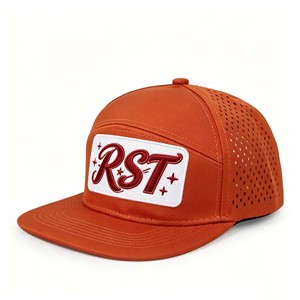 หมวกแก๊ปปักลายโลโก้ขายส่ง ออกแบบหมวก Snapback หมวก Snapback แบบกำหนดเอง โครงสร้าง 6 แผง - Product Image 1