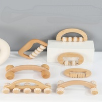 Masseur multifonctionnel pour la tête et les pieds, en bois, pour une relaxation confortable et un soulagement du stress, portable pour les voyages