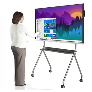 No Projector OPS Digital Whiteboard Smart Teaching Board 85 Inch Interactive Flat Panel
