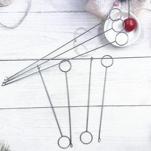 Herramienta al por mayor para enhebrar cordones, enhebrador de hilo flexible de metal, gancho para lazos, enhebrador de cordón elástico, herramientas de costura - Product Image 5