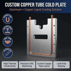 Radiador de Aluminio de Alto Rendimiento Refrigerado por Agua con Tubos de Cobre de Flujo Turbulento para una Transferencia de Calor Mejorada - Product Image 2