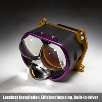 Lentille laser bifocale HYML Bi LED Projecto, lentille de phare laser, modification de phare LED laser automobile, lampe automobile universelle