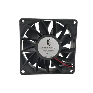 Doğal soğutma fanı DC Fan KAYNAK MAKINESİ CPU Inter hidrolik rulman için 80MM Metal soğutma fanı